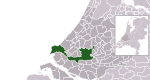 Carte de localisation de Rotterdam