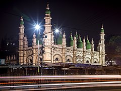 La Mosquée du Sultan Tipû à Dharmatala. Elle fut édifiée par ses descendants, exilés à Calcutta.