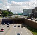 Interstate 94 entering the Lowry Hill Tunnel in Minneapolis, Minnesota, US