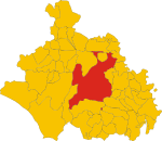 Carte de la province de Viterbe