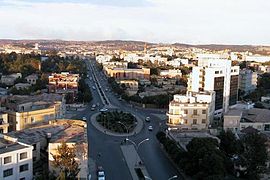 Panorama de la capitale érythréenne.