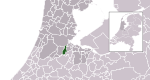 Carte de localisation d'Ouder-Amstel