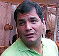 Rafael Correa op 16 juni 2006 geboren op 6 april 1963