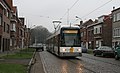 Un tram à plancher bas (réseau de Gand, 2006)