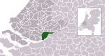 Carte de localisation de Dordrecht