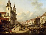 Faubourg de Cracovie , Bernardo Bellotto, 1778.