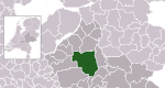 Carte de localisation d'Apeldoorn
