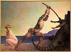 Vallotton, Persée tuant le dragon, 1910