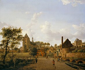 Vue de Veere avec De Groote Kerk (1650-1700), Royal Collection