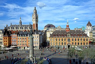 Centre-ville de Lille.
