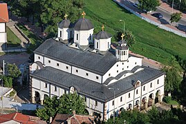 La cathédrale orthodoxe de Štip.