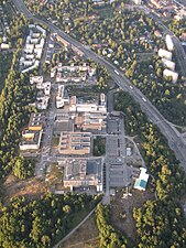 Vue aérienne du campus de Kumpula.