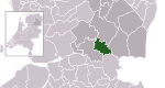 Carte de localisation de Hoogeveen