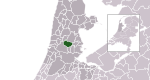 Carte de localisation de Wormerland