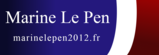 Logo reconstitué de la campagne présidentielle de Marine Le Pen en 2012.