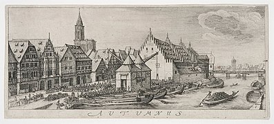 Wenceslas Hollar, Les Quatre saisons (vers 1630), eau-forte.