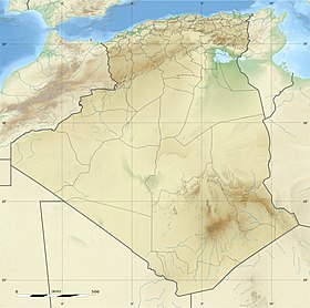 Voir sur la carte topographique d'Algérie