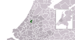 Carte de localisation de Zoeterwoude