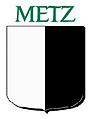 Logo de Metz, jusqu'en 1790 les drapeaux de la milice bourgeoise de Metz garderont ce signe[347].