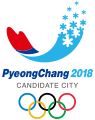 Logo de la candidature de PyeongChang pour les JO de 2018.