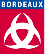Logotype de la ville de Bordeaux, qui reprend le chiffre avec les croissants de lune.