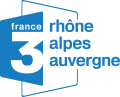 Ancien logo de France 3 Rhône-Alpes Auvergne du 7 janvier 2002 au 6 avril 2008.