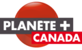 Logo actuel de Planète+ Canada.