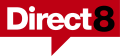 Deuxième logo de Direct 8 du 16 décembre 2006 au 1er juillet 2007.