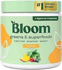 Bloom Nutrition Superfood Greens Powder, Digestive Enzymes with Probiotics and Prebiotics, Gut Health, Bloating Relief for Wo