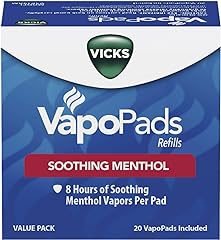 Vicks VapoPads, 20 Count – Soothing Menthol Vapor Pads for Vicks Humidifiers, Vaporizers, Waterless Vaporizers, and Plug-Ins,