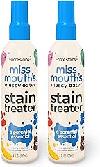 Miss Mouth's Messy Eater Stain Treater Spray - 4oz 2 Pack Stain Remover - Newborn & Baby Essentials - No Dry Cleaning Food, G