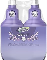 Swiffer WetJet Multi-Purpose Floor Cleaner Solution with Febreze Refill, Lavender Scent, 1.25 Liter -42.2 Fl Oz (2 count pack