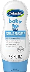 Cetaphil Baby Shampoo and Body Wash with Organic Calendula, Tear Free, Mother's Day Gifts, Hypoallergenic, Ideal for Everyday