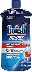 Finish Jet-Dry Liquid Rinse Aid, Dishwasher Rinse and Drying Agent, 23 fl oz, Packaging may vary
