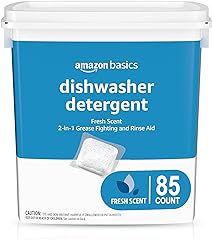 Amazon Basics Dishwasher Detergent Pacs, Fresh Scent, 85 Count (Previously Solimo)