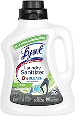 Lysol Sport Laundry Sanitizer Additive, Sanitizing Liquid for Gym Clothes and Activewear, Eliminates Odor Causing Bacteria, 9
