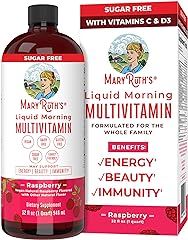 Multivitamin Multimineral for Women Men & Kids by MaryRuth's | No Added Sugar | Vegan Liquid Vitamins for Adults & Kids | Men