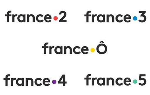 (Illustration) Les nouveaux logos des chaînes France Télévisions à partir en janvier 2018.