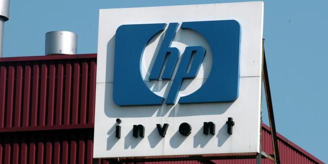 Le logo de l'entreprise Hewlett-Packard.