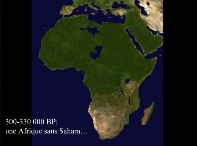 Il y a plus de 300000 ans, le Sahara était vert et ne constituait pas une barrière géologique.