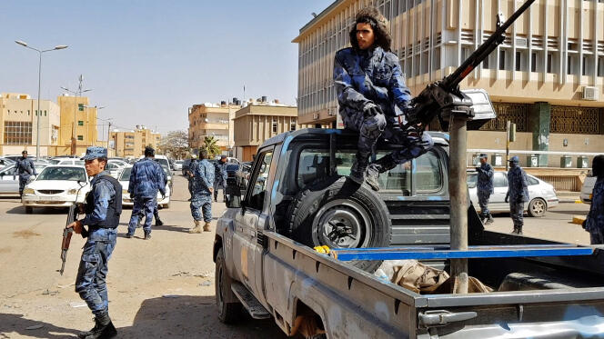 Des soldats de l’Armée nationale libyenne, du maréchal Khalifa Haftar, à Sebha, dans le sud du pays, le 6 février 2019.