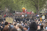 Manifestation à Paris, le 1ᵉʳ mai 2024.