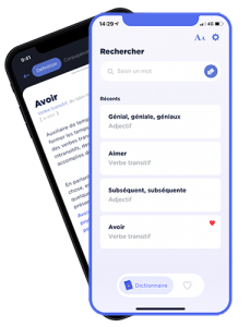 application mobile dictionnaire français