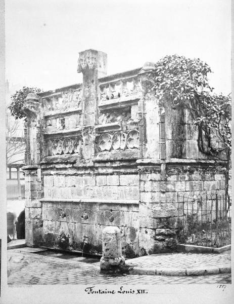 Fontaine de l'Arsis des comtes de Blois, dite Fontaine Louis XII