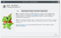 KDE 5.7 about dialogue featuring new Konqi design.