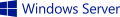 Windows Server logo and wordmark (dark blue)