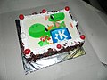 Konqi cake made for KDE Meetup 2013 India.