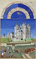 Le château de Saumur (Les Très Riches Heures du duc de Berry)