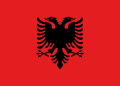 Flag of Albania (1992-2002)