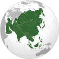 Western Asia (orthographic projection).svg‎